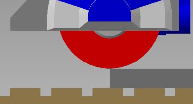 Vista frontale